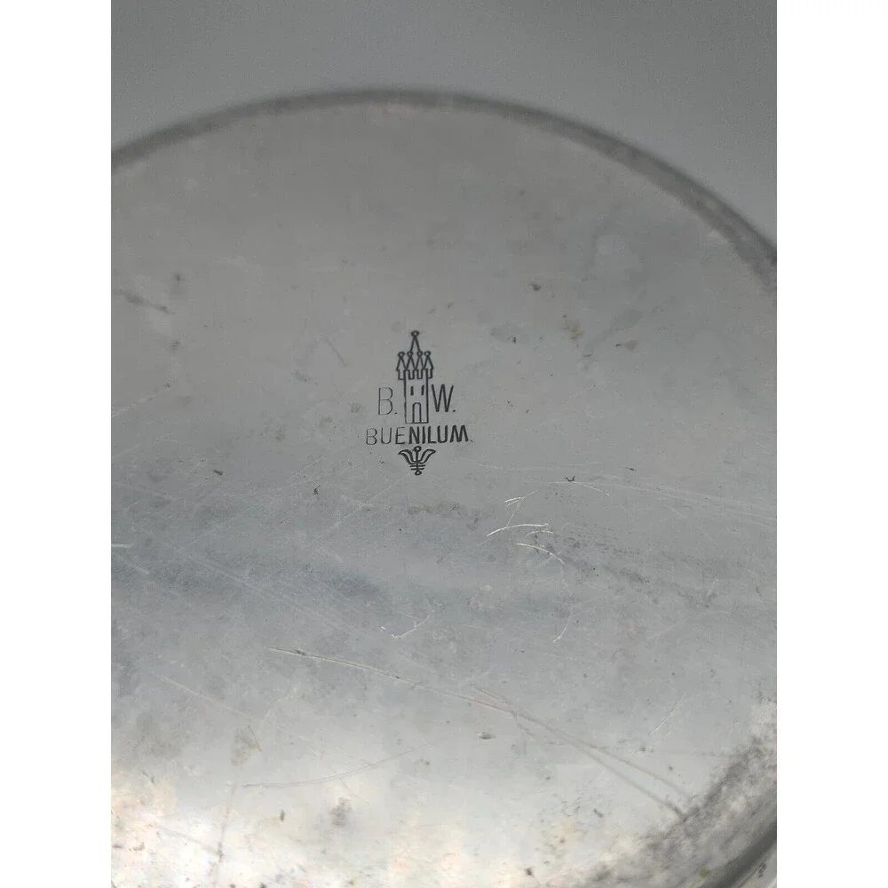 MCM BW Buenilum Hammered Aluminum Ice Bucket Two Handle